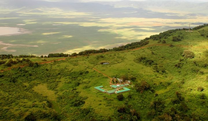 Rhino Lodge Aerial View